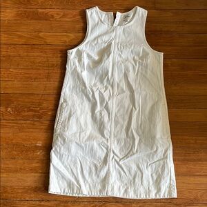 J Crew Elegant White Sleeveless Dress